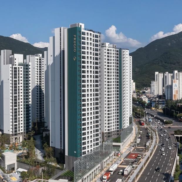 조감도 — 990세대 대단지 브랜드 타운 전경
